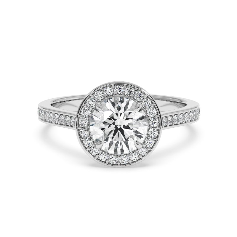 Platinum Lucia Engagement Ring