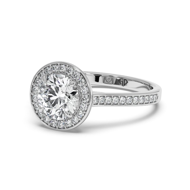 Platinum Lucia Engagement Ring