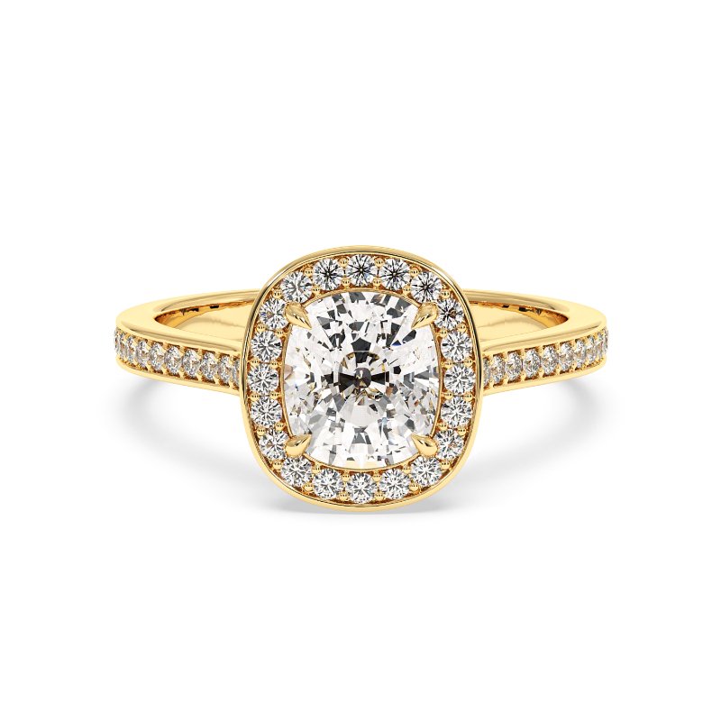 18K Yellow Gold Lucia Engagement Ring