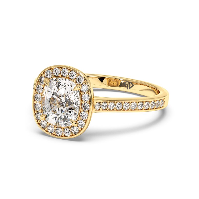 18K Yellow Gold Lucia Engagement Ring