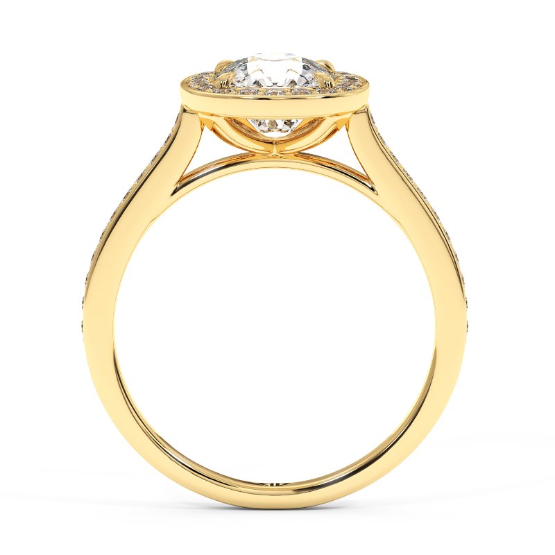 18K Yellow Gold Lucia Engagement Ring