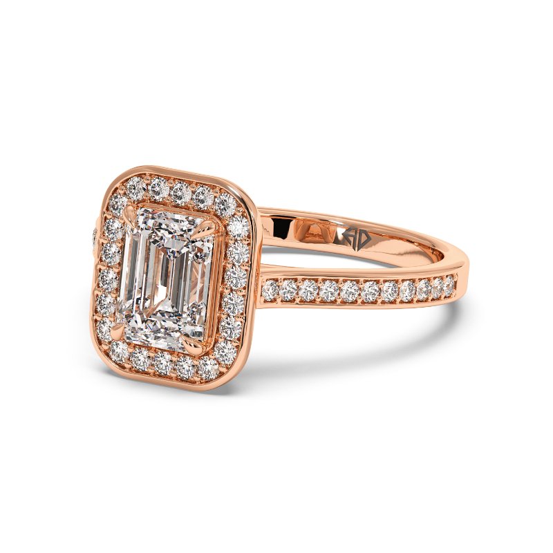 18K Rose Gold Lucia Engagement Ring