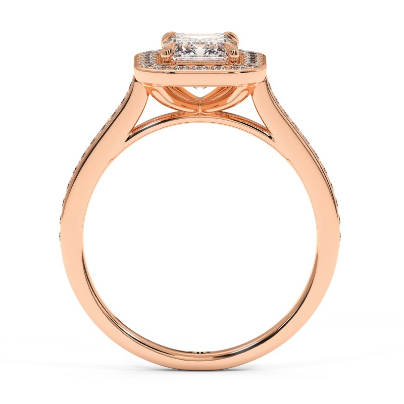 18K Rose Gold Lucia Engagement Ring