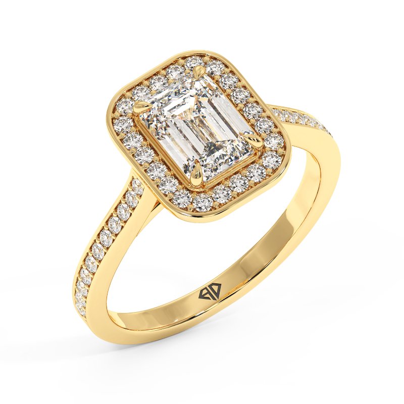 18K Yellow Gold Lucia Engagement Ring