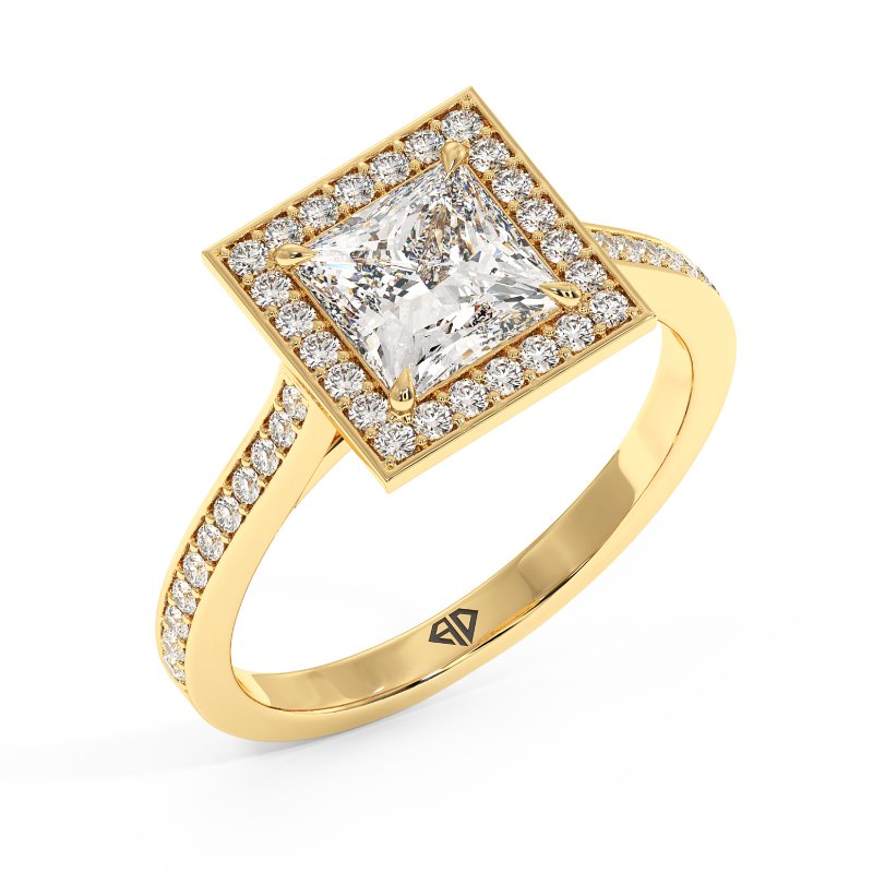 18K Yellow Gold Lucia Engagement Ring