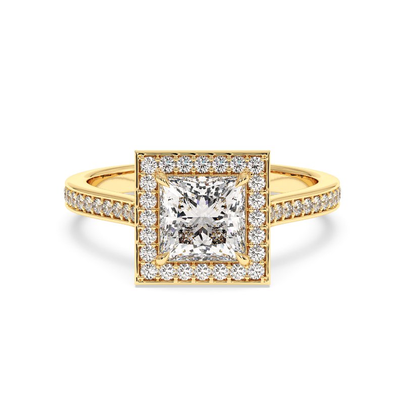 18K Yellow Gold Lucia Engagement Ring