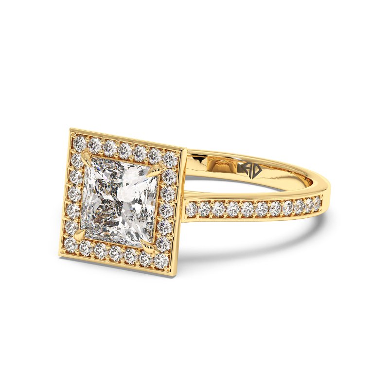 18K Yellow Gold Lucia Engagement Ring