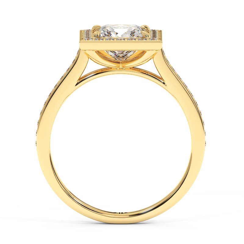 18K Yellow Gold Lucia Engagement Ring