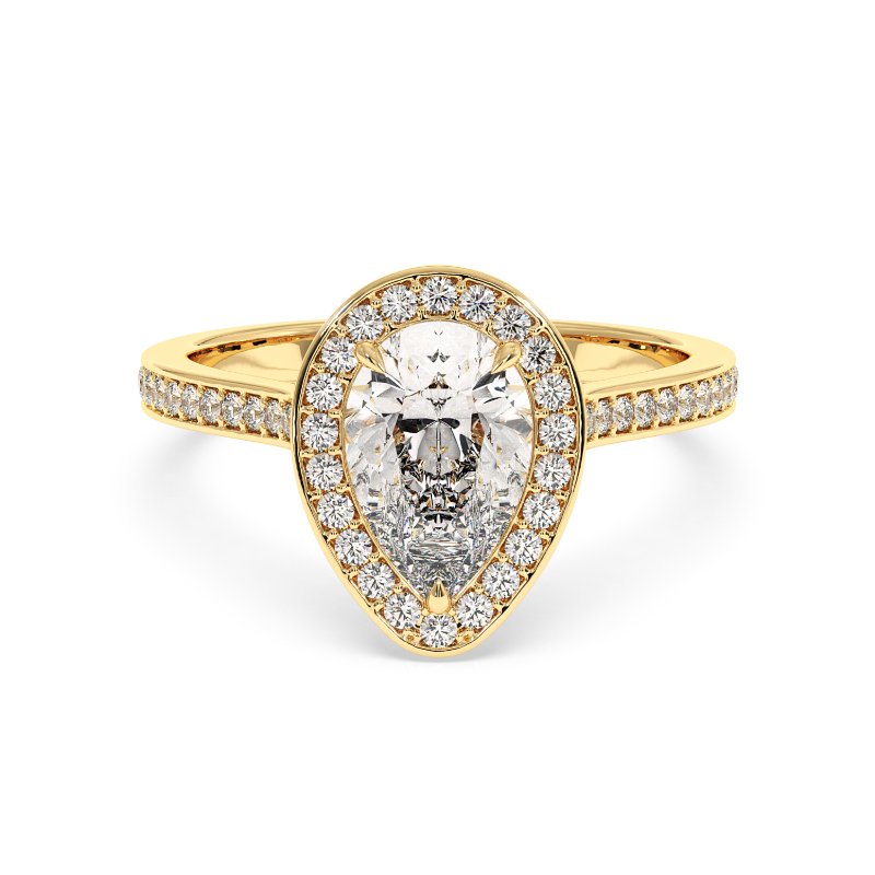 18K Yellow Gold Lucia Engagement Ring