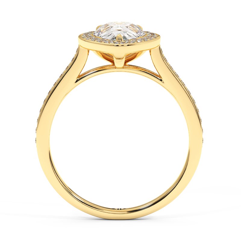 18K Yellow Gold Lucia Engagement Ring