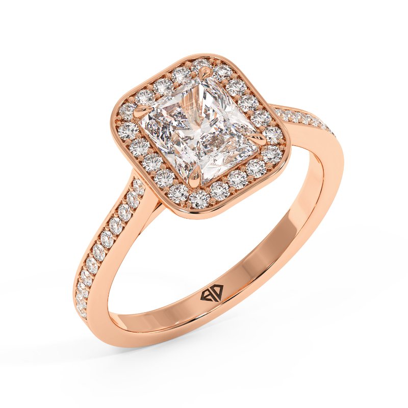 18K Rose Gold Lucia Engagement Ring