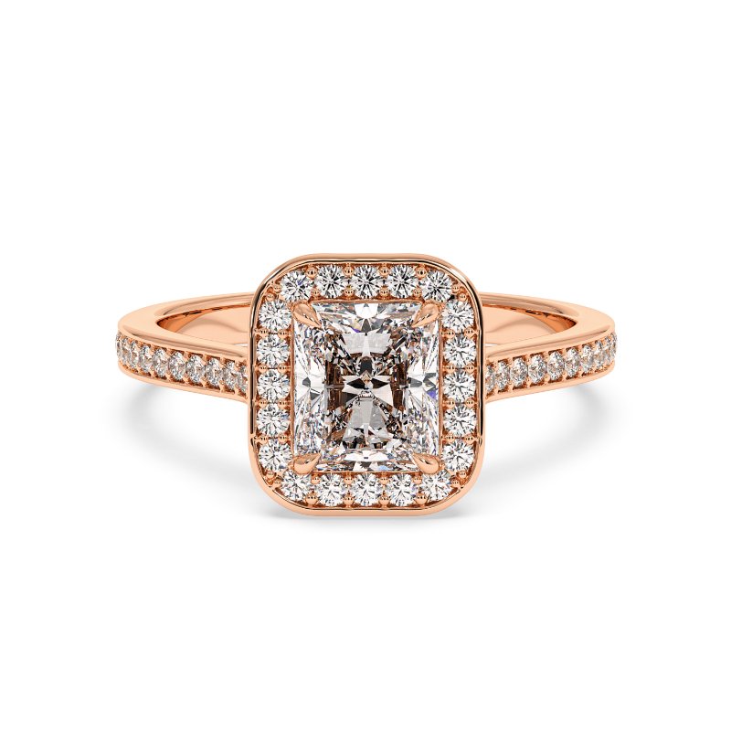 18K Rose Gold Lucia Engagement Ring