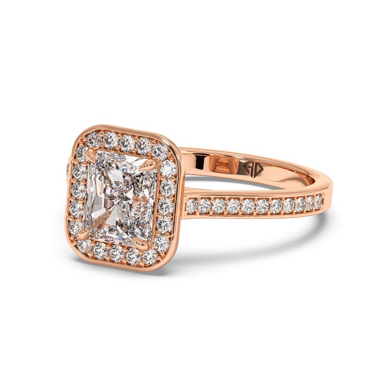 18K Rose Gold Lucia Engagement Ring