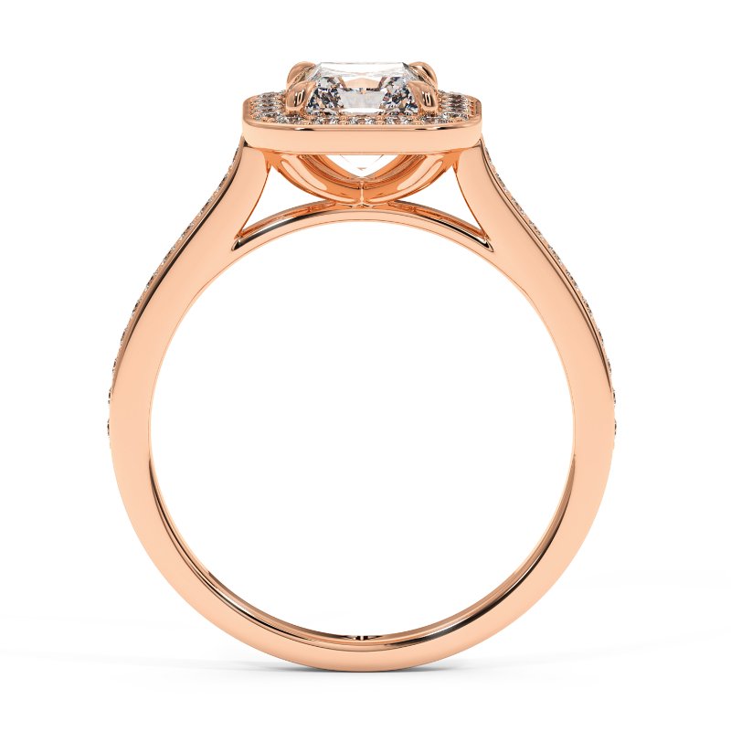 18K Rose Gold Lucia Engagement Ring