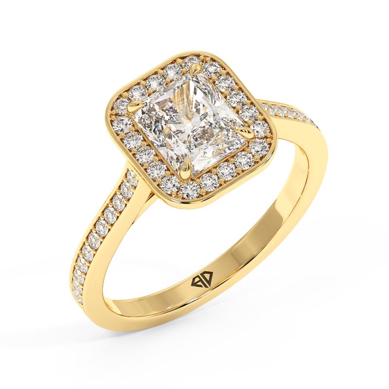 18K Yellow Gold Lucia Engagement Ring