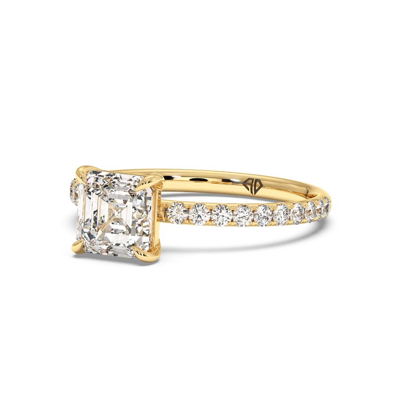 18K Yellow Gold Auriella Engagement Ring