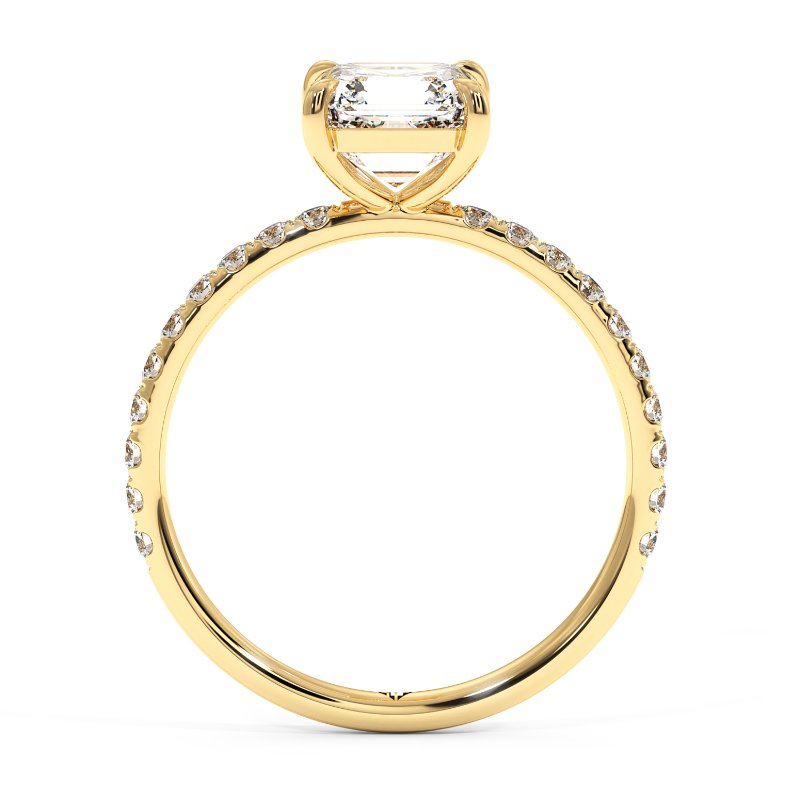 18K Yellow Gold Auriella Engagement Ring