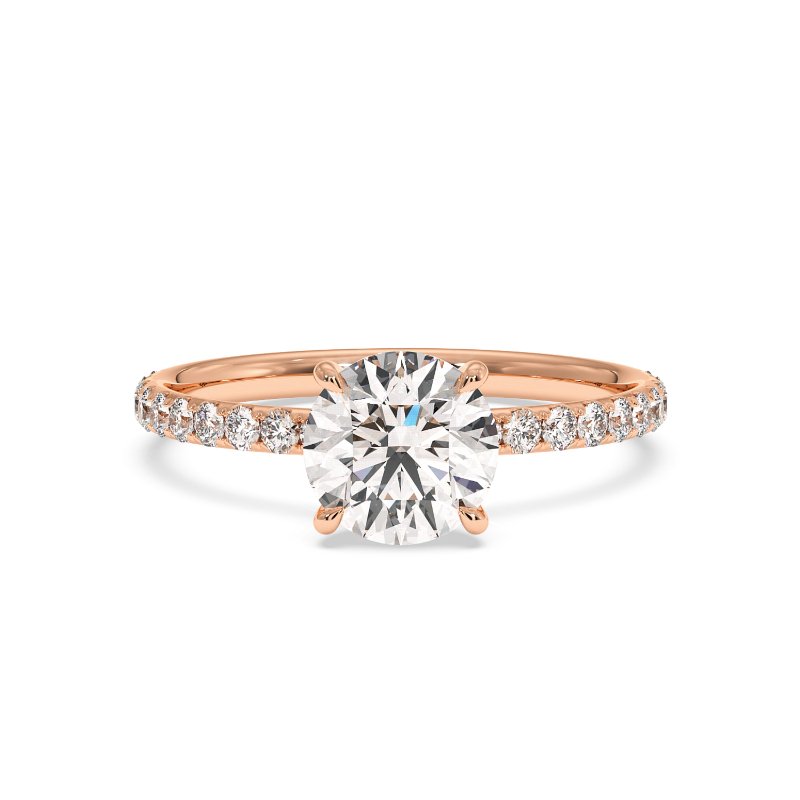 18K Rose Gold Auriella Engagement Ring