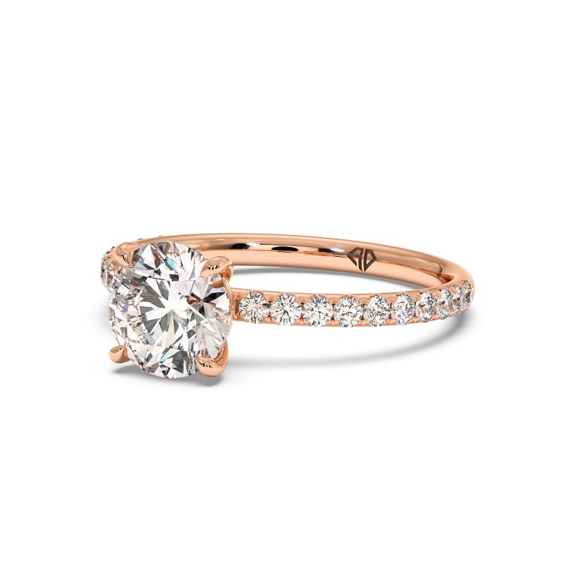 18K Rose Gold Auriella Engagement Ring