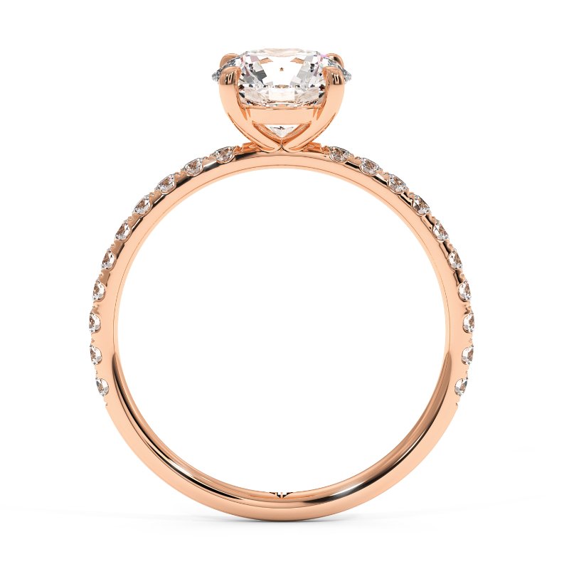 18K Rose Gold Auriella Engagement Ring