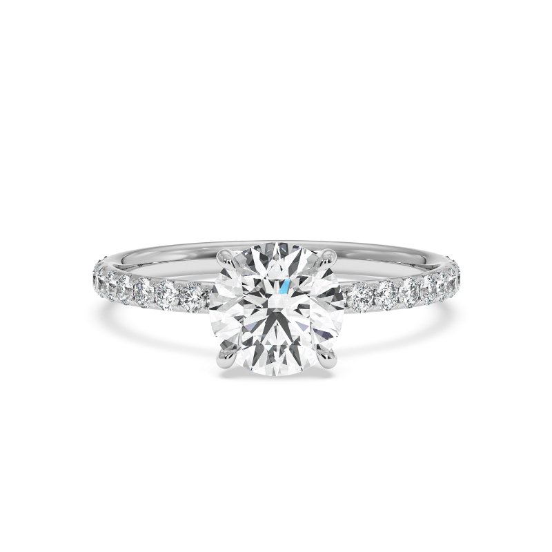 18K White Gold Auriella Engagement Ring