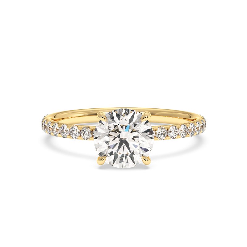 18K Yellow Gold Auriella Engagement Ring