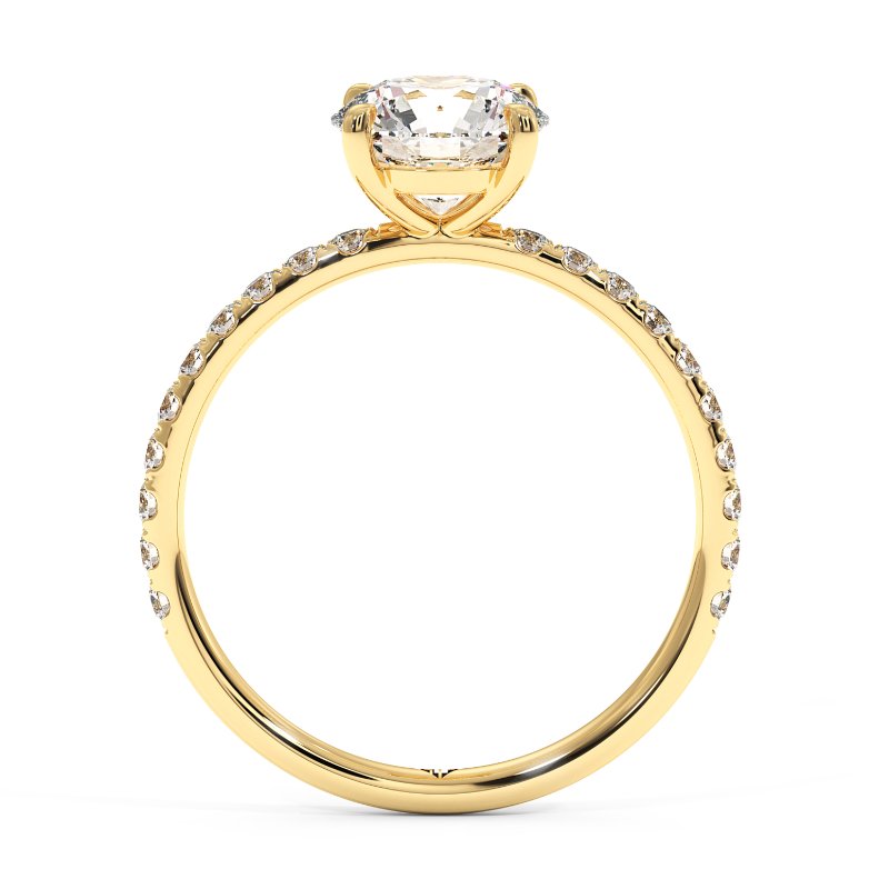 18K Yellow Gold Auriella Engagement Ring