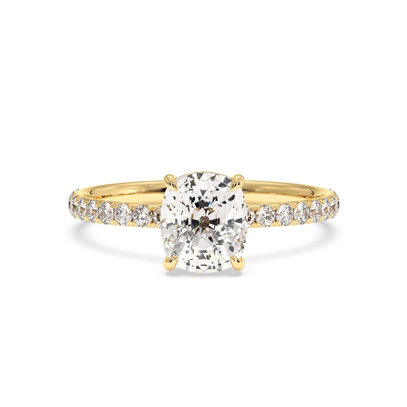 18K Yellow Gold Auriella Engagement Ring