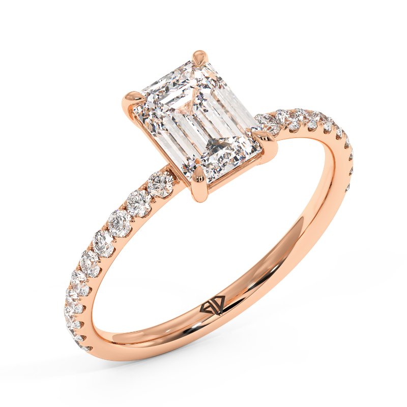 18K Rose Gold Auriella Engagement Ring