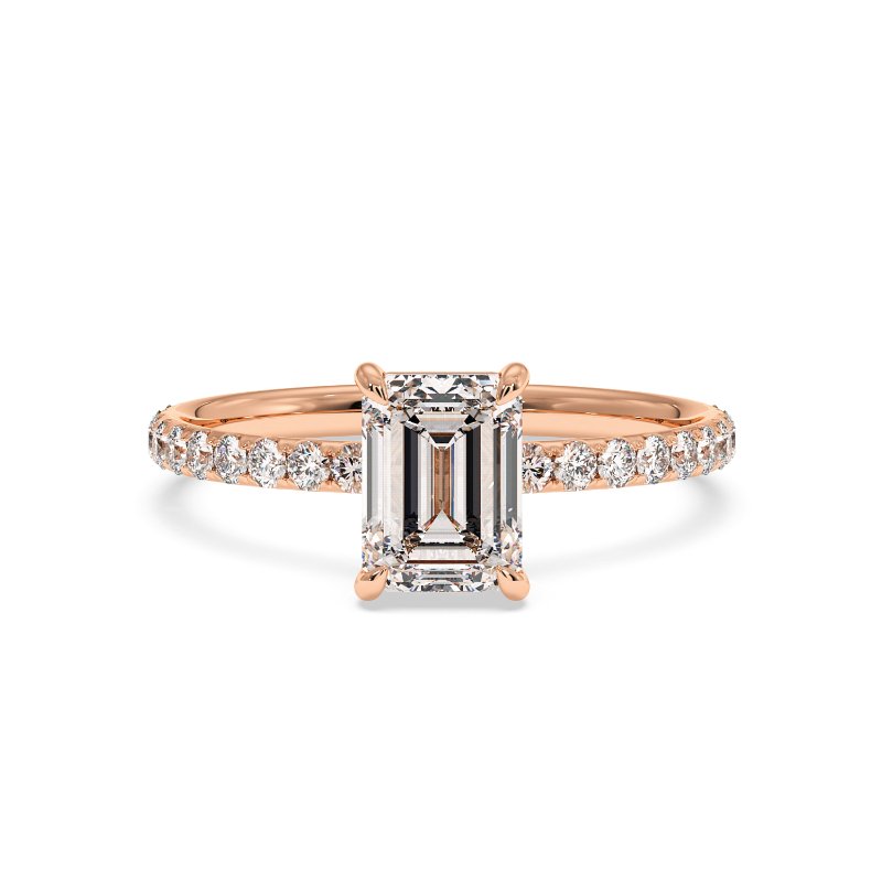 18K Rose Gold Auriella Engagement Ring