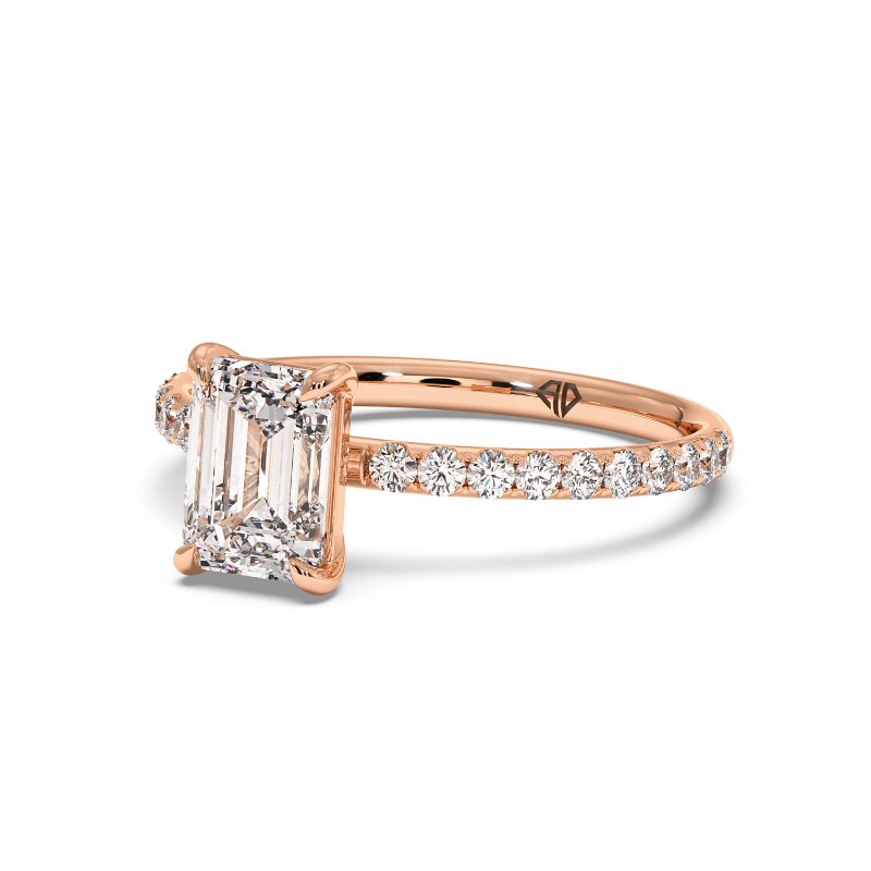 18K Rose Gold Auriella Engagement Ring