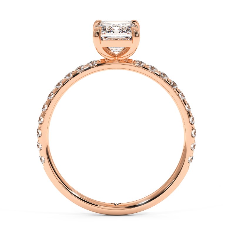 18K Rose Gold Auriella Engagement Ring