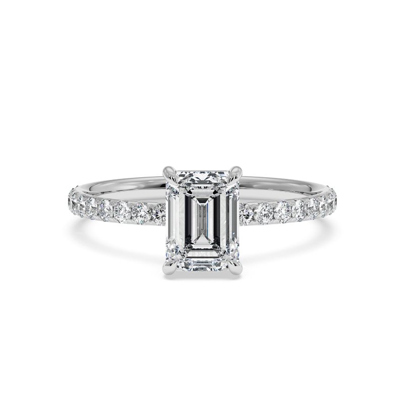 18K White Gold Auriella Engagement Ring