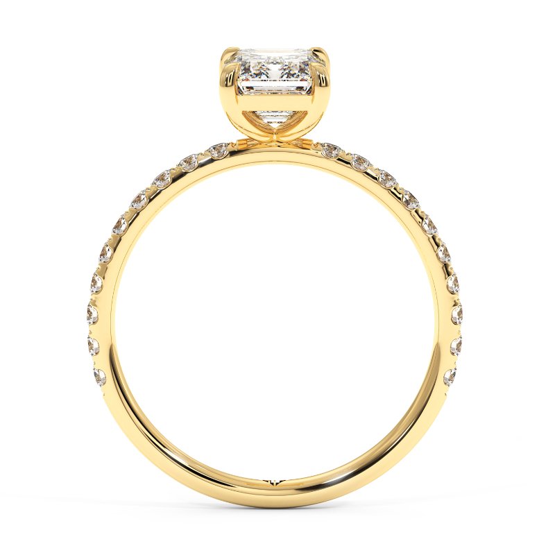 18K Yellow Gold Auriella Engagement Ring