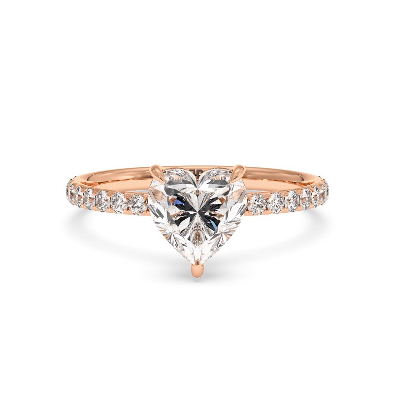 18K Rose Gold Auriella Engagement Ring