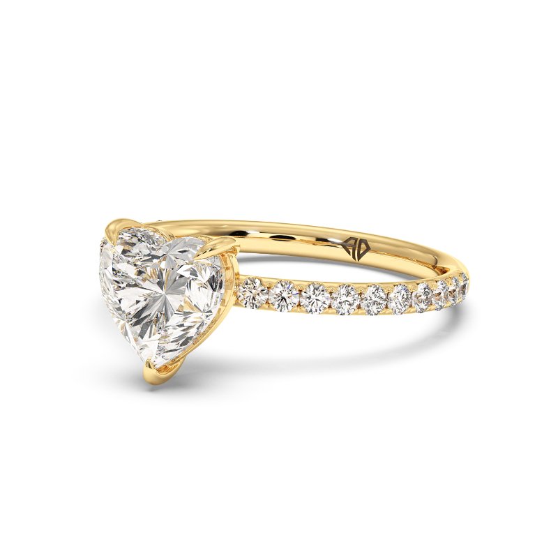 18K Yellow Gold Auriella Engagement Ring