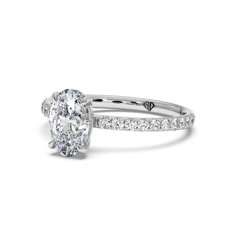 18K White Gold Auriella Engagement Ring