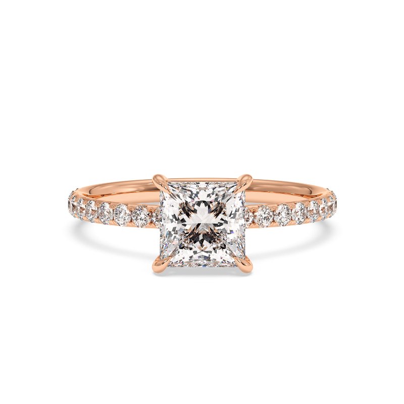 18K Rose Gold Auriella Engagement Ring