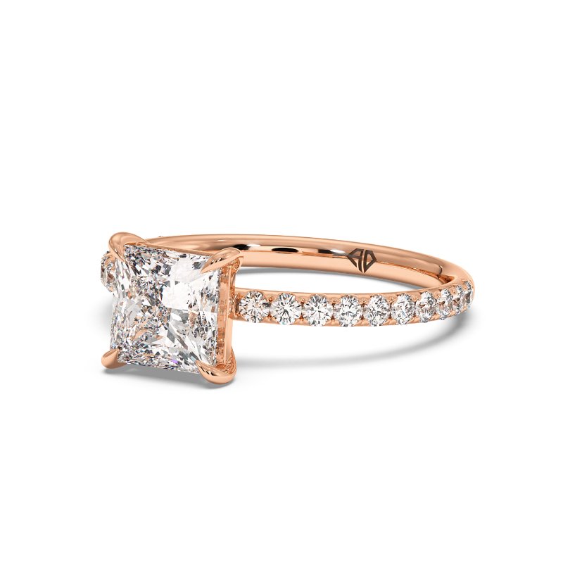 18K Rose Gold Auriella Engagement Ring