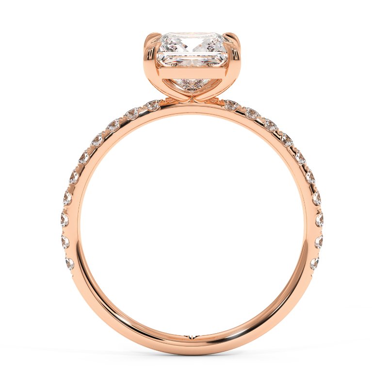 18K Rose Gold Auriella Engagement Ring