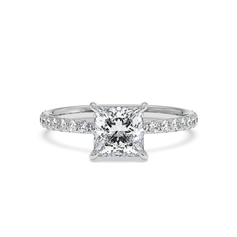 18K White Gold Auriella Engagement Ring