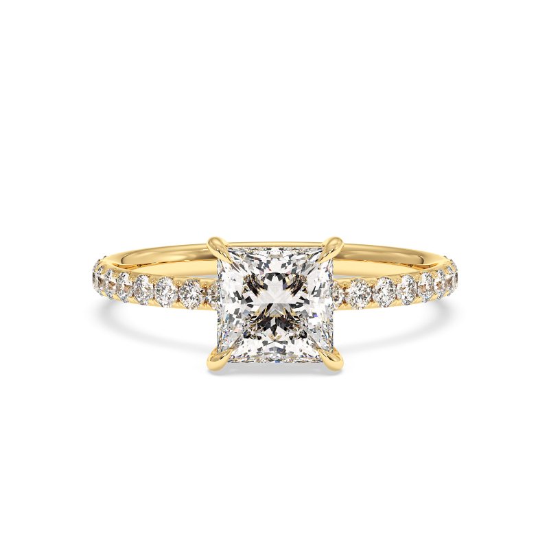 18K Yellow Gold Auriella Engagement Ring