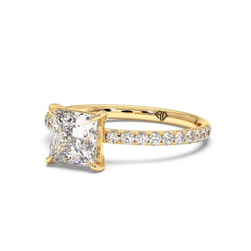 18K Yellow Gold Auriella Engagement Ring