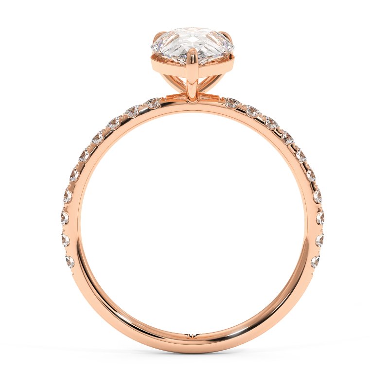 18K Rose Gold Auriella Engagement Ring