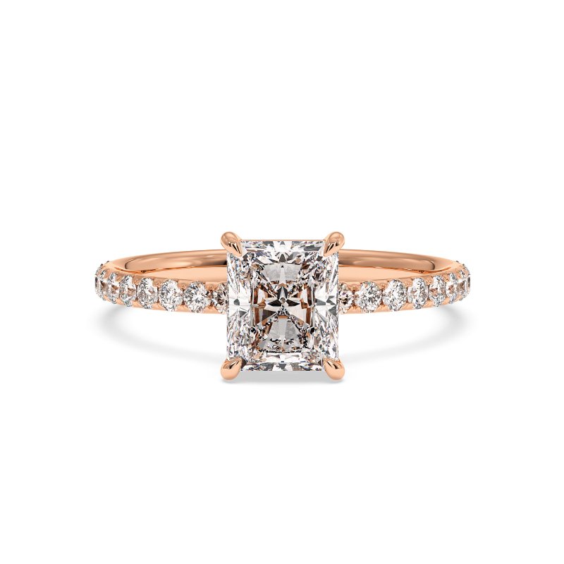 18K Rose Gold Auriella Engagement Ring