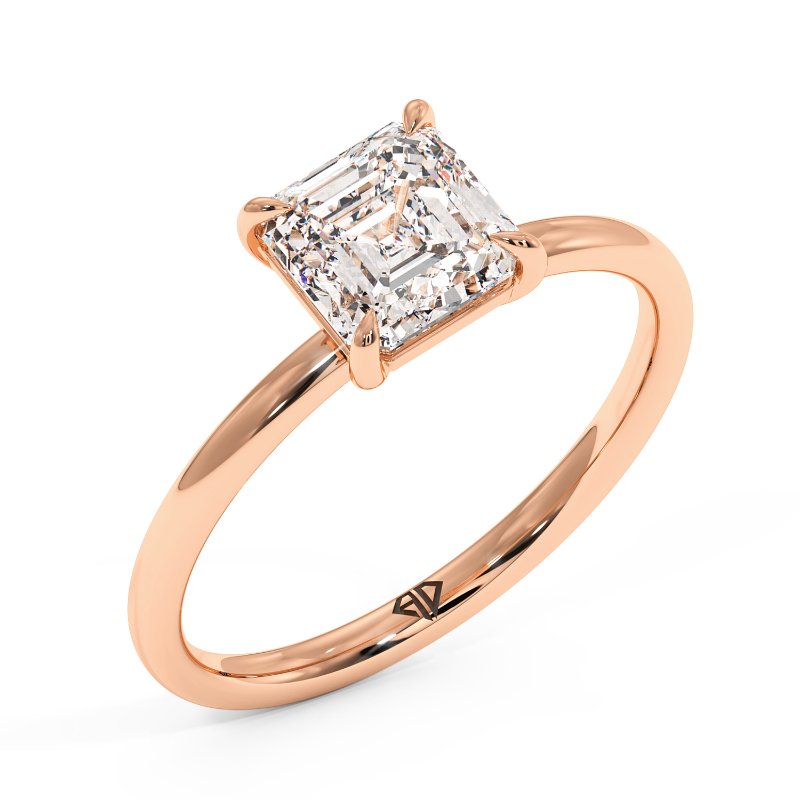 18K Rose Gold Fiora Engagement Ring