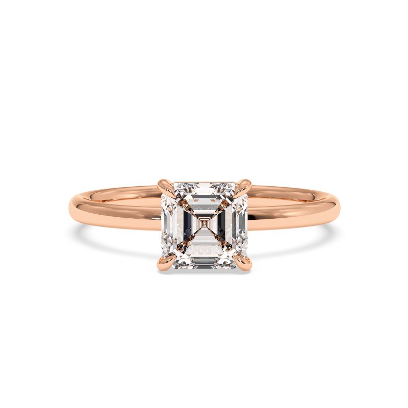 18K Rose Gold Fiora Engagement Ring