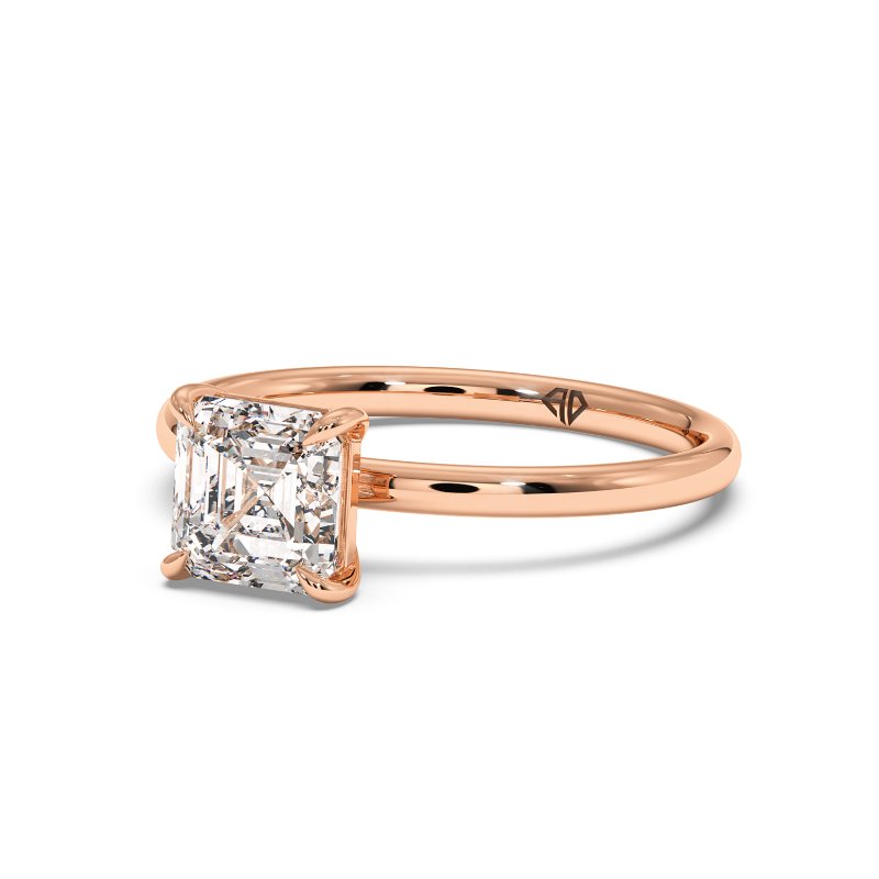 18K Rose Gold Fiora Engagement Ring