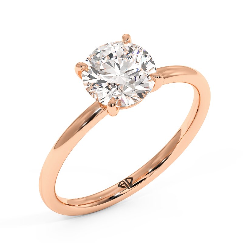 18K Rose Gold Sara Engagement Ring