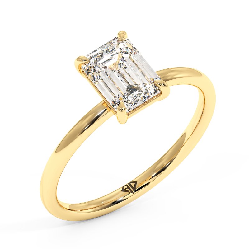 18K Yellow Gold Fiora Engagement Ring